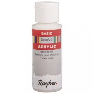 Basic akrylová farba 59ml, alabastrová biela