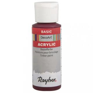 Basic akrylová farba 59ml, burgundská červená