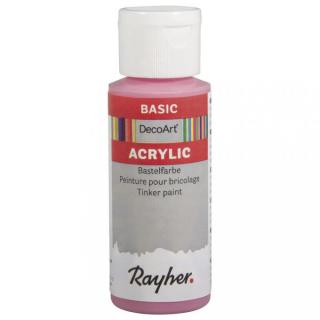 Basic akrylová farba 59ml, ružová