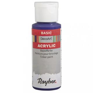 Basic akrylová farba 59ml, slivkovo modrá