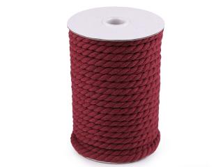 Bavlnená šnúra točená, lano, Ø8 mm, cena za 1m