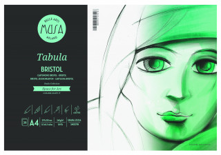 Blok na kreslenie Musa, Bristol A4,240g, 20listov