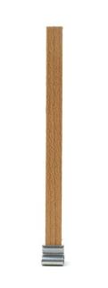 Drevený knot Wooden wick, imituje praskanie v krbe,13 cm