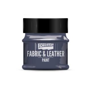 Farba na textil a  kožu, 50ml - džínsovo modrá