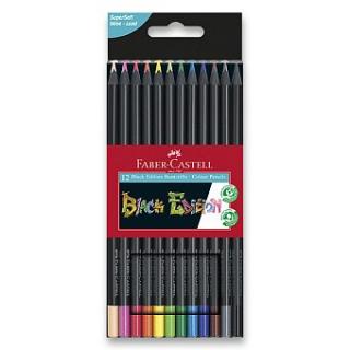 Farebné pastelky trojhranné Faber Castell, Black edicion, 12ks