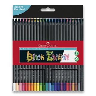 Farebné pastelky trojhranné Faber Castell, Black edicion, 24ks