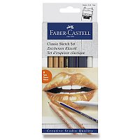 Farebné pastelky trojhranné Faber Castell, Sparkle v plechu, 12ks