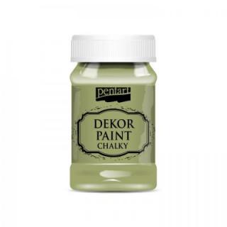 Kriedová farba Dekor Paint, 100ml, olivová