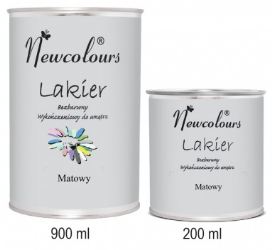 Lak Newcolours 200ml - bezfarebný, matný