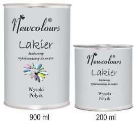 Lak Newcolours 900ml - bezfarebný, vysoký lesk