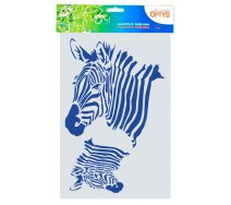 Plastová šablóna Zebra 2, 20x 30cm (20x30cm)