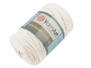 Pletacia priadza Macrame Cotton 250 g, sv. krémová