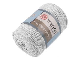 Pletacia priadza Macrame Cotton 250 g, sv. šedá