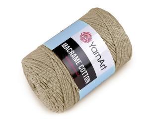 Pletacia priadza Macrame Cotton 250 g, zelenkavá