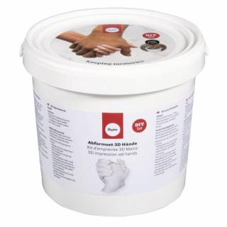 Set pre odlievanie rúk - 500g materiálu na formu + 1kg sádry