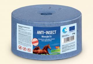 Anti Insect, minerálny liz s prírodnými látkami, ktoré odpudzujú hmyz (balenie 3kg)