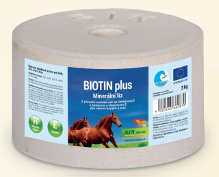 Biotin plus, minerálny liz s biotínom a vitamínom E (balenie 3kg)