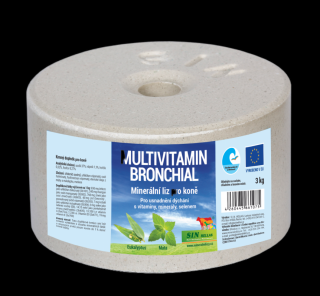 Bronchial, minerálny multivitaminový liz na uvoľnenie dýchacích ciest (balenie 3kg)