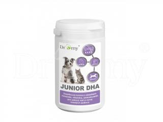 Dromy Junior DHA 700 g +10 % ZDARMA (Doplnkové krmivo s obsahom probiotických mikroorganizmov, určené na doplnenie makro a mikro prvkov, vitamínov, esenciálnych živín a aminokyselín.)