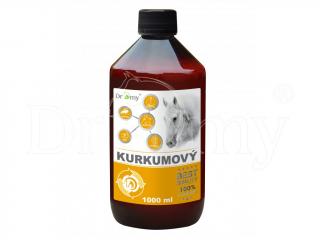 Dromy Kukumový sirup 1000 ml  (Kurkumový sirup je veľmi lahodné doplnkové krmivo, vykazujúce významné preventívne účinky pre podanie dýchacích, tráviacich a žalúdočných problémov.)