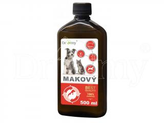 Dromy Makový olej 500 ml (Jednodruhový olej lisovaný za studena zo semien Maku siateho.)