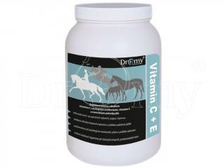 Dromy Vitamín C + E + Lysin 1500 g  (Vitamín C s postupným uvoľňovaním, obohatený o extrakty z Aceroly, Aronia prunifolia, Ribes nigrum. )