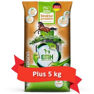 EMH Struktur bez obilnín 20 kg  (Chutné müsli pre kone, ktoré nemôžu obilniny.)