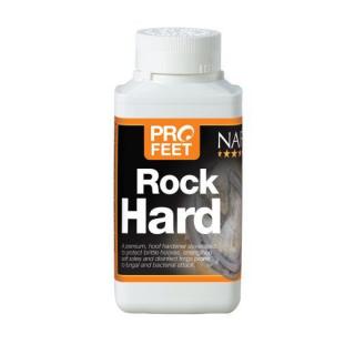 NAF Pro Feet rock hard - posilujúci a dezinfekčný prípravok na mekké kopyta (fláška 250ml)