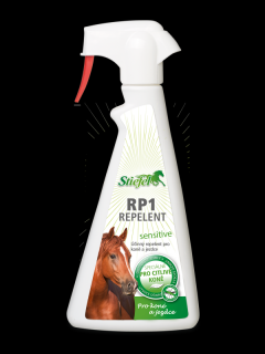 Repelent RP1 Sensitive - Sprej bez alkoholu pre kone s citlivou kožou (flaša s rozprašovačom 500ml)