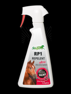 Repelent RP1 Ultra - Ultrasilný sprej pre kone a jazdcov (flaša s rozprašovačom 500ml)