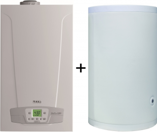 BAXI DUO-TEC COMPACT E 1,24 plynový kotol 24kW, závesný + zásobník 160l, stacionárny (Kotol plynový závesný kondenzačný)