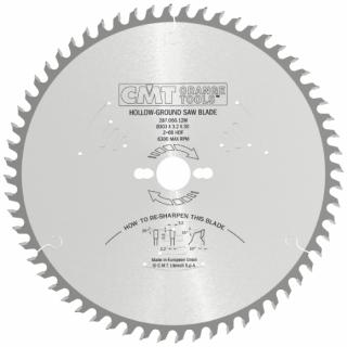 CMT Industrial C287 Pílový kotúč na lamino bez predrezu - D220x3,2 d30 Z42 HW -6°Neg