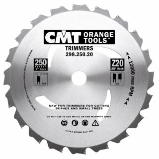 CMT Kotúč pre krovinorezy - D250x2,2 d25,4 Z20 HW