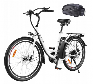 Elektrický bicykel dámsky/pánsky 26'' 250W 15Ah (OEM 5793 15Ah elektrobicykel biely)