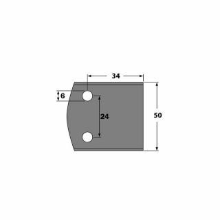 IGM Blanket obmedzovačov - LB34-50x18x4mm SP 2ks