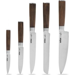 Kuchyňský nůž WOODEN sada 5 ks (Kuchyňský nůž WOODEN sada 5 ks)