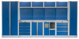 Kvalitný PROFI BLUE dielenský nábytok 4235 x 495 x 2000 mm - MTGS1300AG (Kvalitný PROFI BLUE dielenský nábytok 4235 x 495 x 2000 mm - MTGS1300AG)