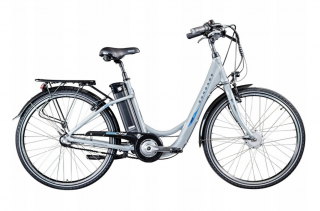 Mestský elektrobicykel 28 Damka ALU 10,4Ah 250W (Elektrobicykel Zundapp Green 2.7, sivý rám 19 palcov)