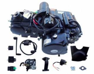 MOTOR 125 12HP POLOAUTOMATICKÁ Štvorkolka QUAD 3+1 SPÄŤ