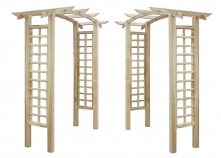 Pergola drevená oblúk 210 cm