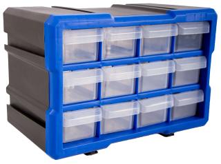 Plastový organizér, 12 boxov - MW1812 (Plastový organizér, 12 boxov - MW1812)