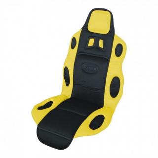Potah sedadla RACE černo-žlutý (Potah sedadla RACE černo-žlutý)