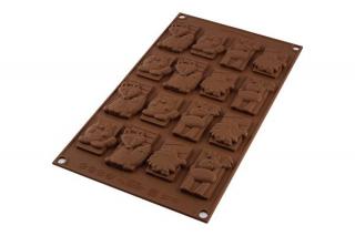 Silikónová forma na čokoládu zvieratká winter (Silikónová forma na čokoládu zvieratká winter)