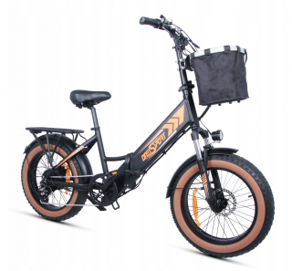 Skladací elektrobicykel Onesport OT29 17ah 750W (Elektrobicykel ONESPORT OT29 20*4.0 Dojazd 120 km 750 W Špičkový výkon čierny)