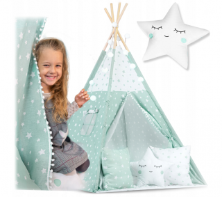 TIPI stan pre deti TEEPEE Garland Vankúše