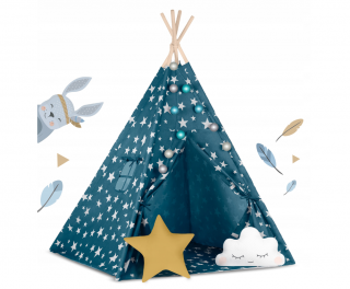 TIPI stan pre deti TEEPEE LAMPS VANKÚŠE