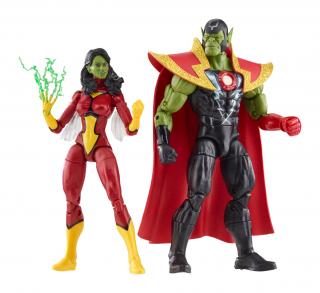 Akčné figúrky Avengers Marvel Legends - Kráľovná Skrullov a Super-Skrull