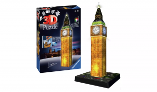 Big Ben (night edition) - 3D puzzle - 216 dielikov