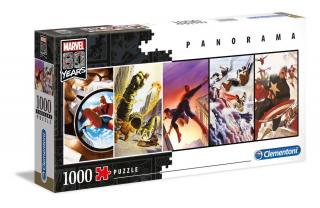 Marvel 80. výročie - panoramatické puzzle - Postavy