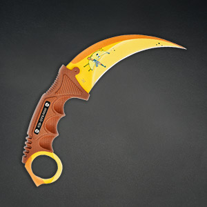 Nôž Counter-Strike Fadecase - Karambit Elite - King of Banana